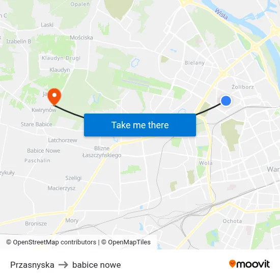 Przasnyska to babice nowe map
