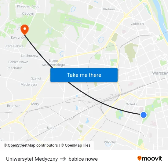 Uniwersytet Medyczny to babice nowe map