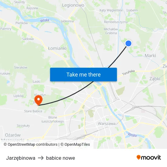 Jarzębinowa to babice nowe map