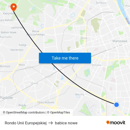 Rondo Unii Europejskiej to babice nowe map