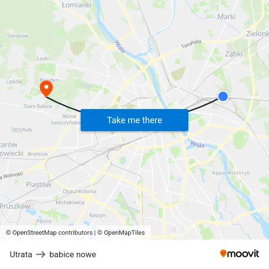 Utrata to babice nowe map