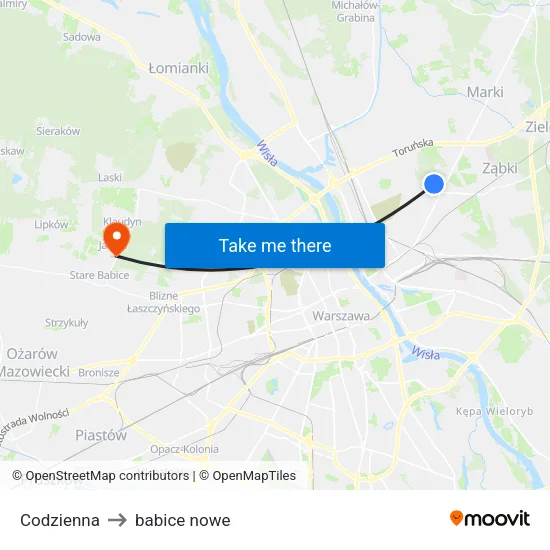 Codzienna to babice nowe map
