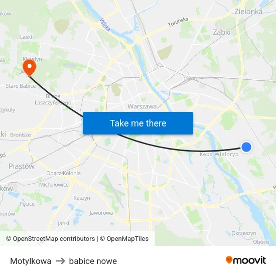 Motylkowa to babice nowe map