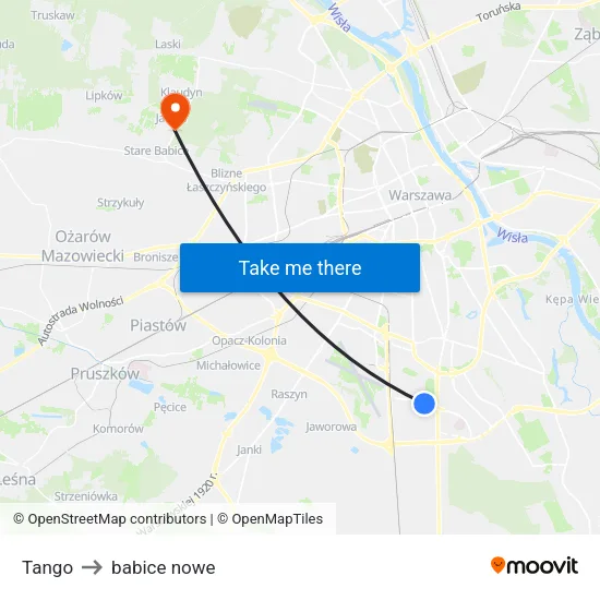 Tango to babice nowe map