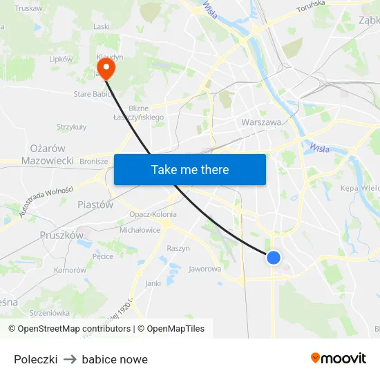 Poleczki to babice nowe map