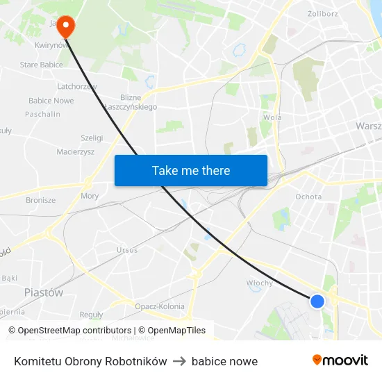 Komitetu Obrony Robotników to babice nowe map