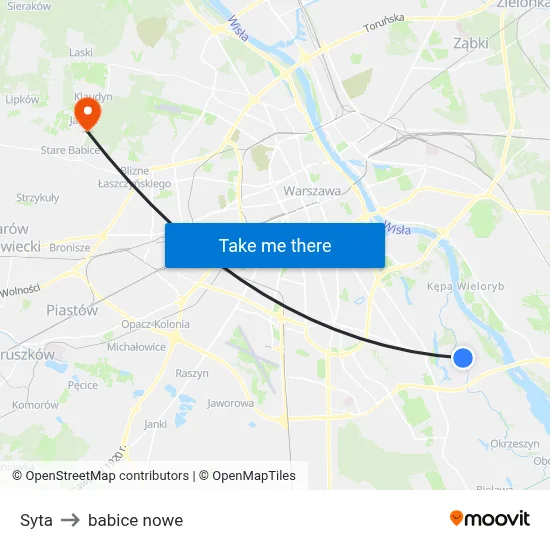 Syta to babice nowe map