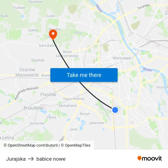 Jurajska to babice nowe map