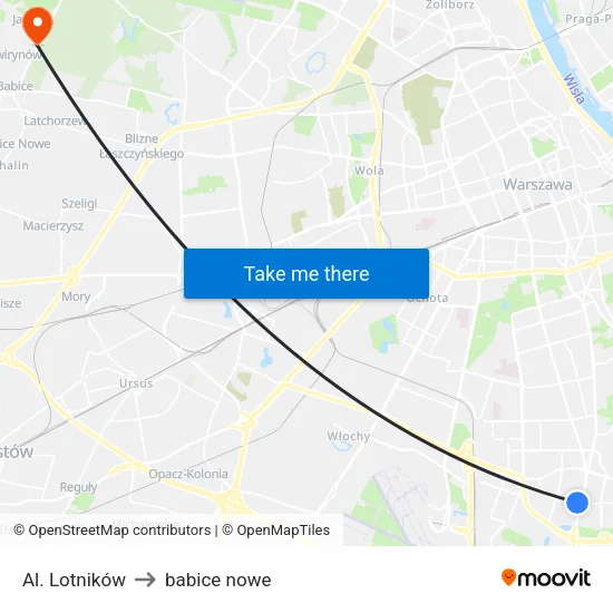 Al. Lotników to babice nowe map