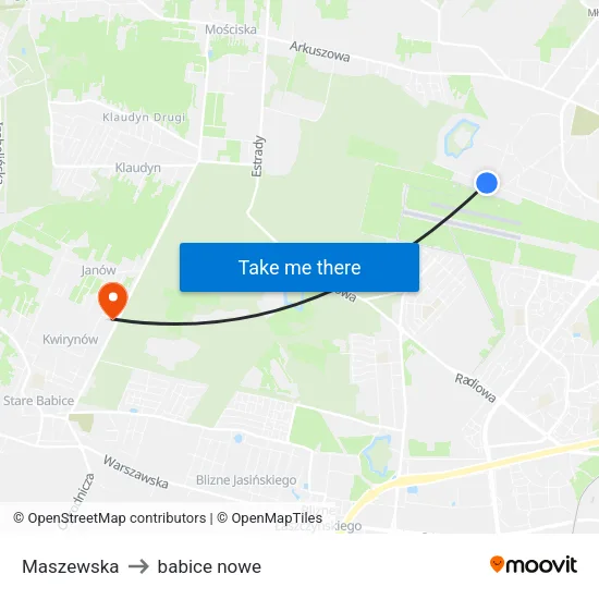 Maszewska to babice nowe map