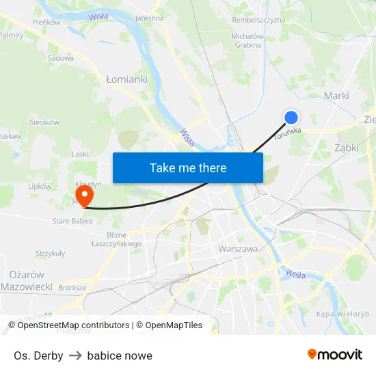 Os. Derby to babice nowe map