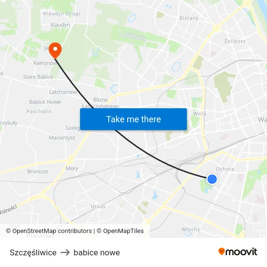 Szczęśliwice to babice nowe map