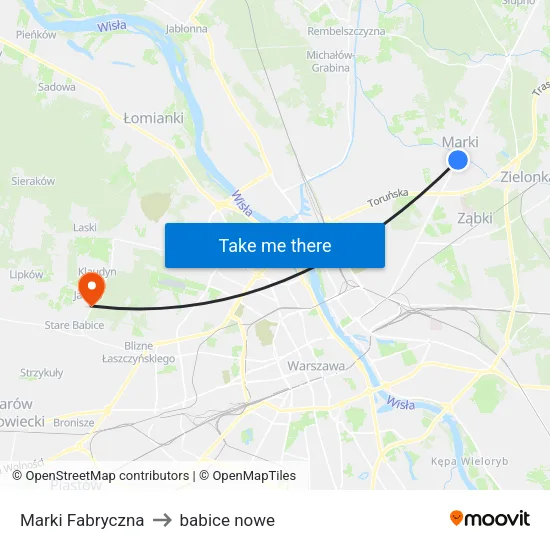 Marki Fabryczna to babice nowe map