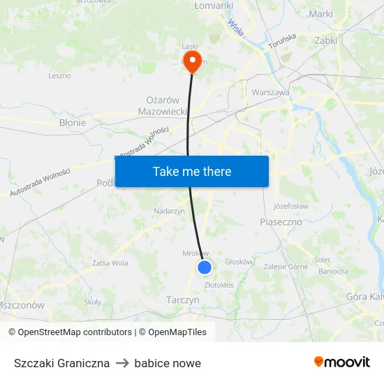 Szczaki Graniczna to babice nowe map