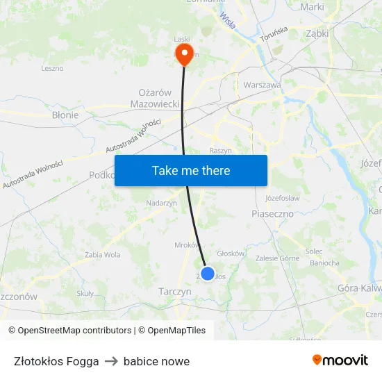 Złotokłos Fogga to babice nowe map