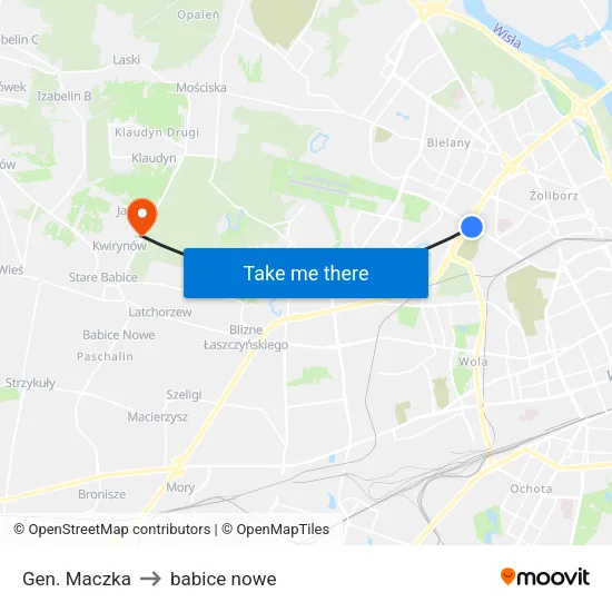 Gen. Maczka to babice nowe map