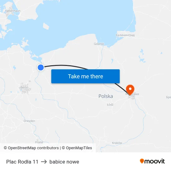 Plac Rodła 11 to babice nowe map