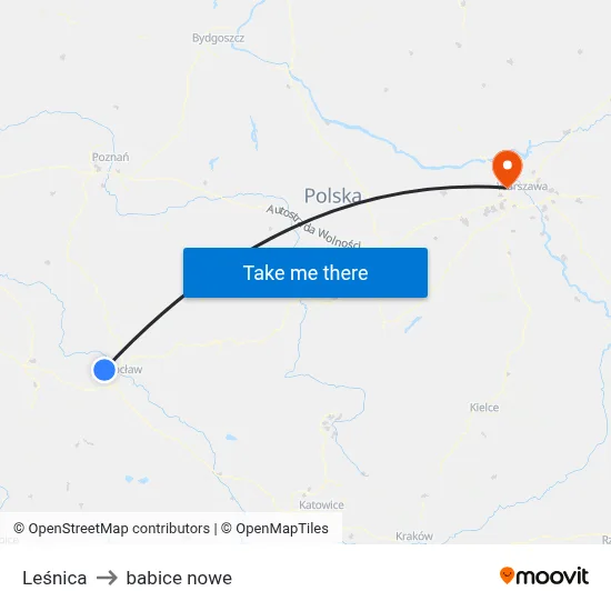 Leśnica to babice nowe map