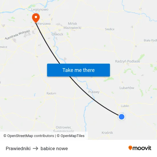 Prawiedniki to babice nowe map