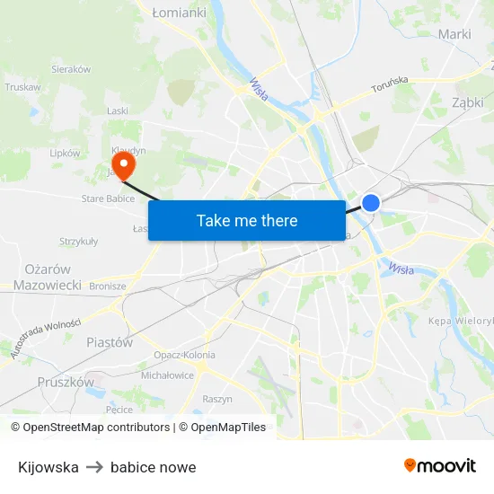 Kijowska to babice nowe map