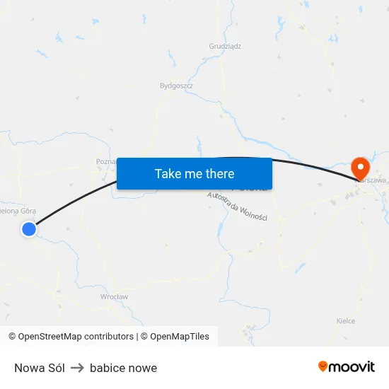 Nowa Sól to babice nowe map