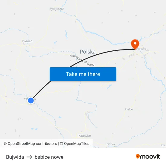 Bujwida to babice nowe map