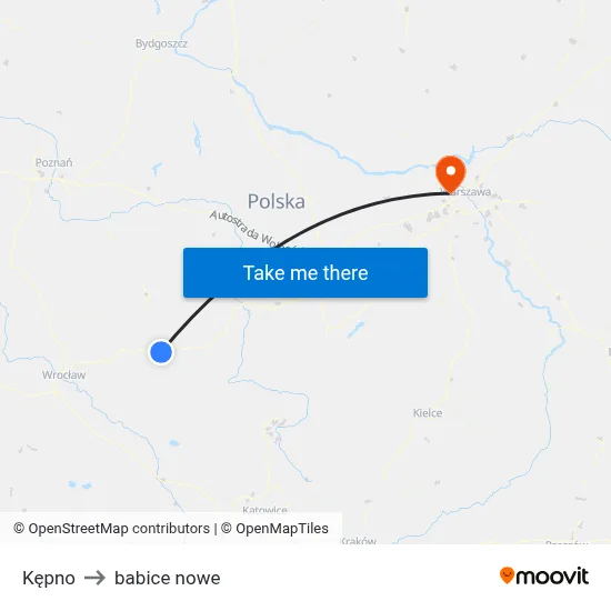Kępno to babice nowe map
