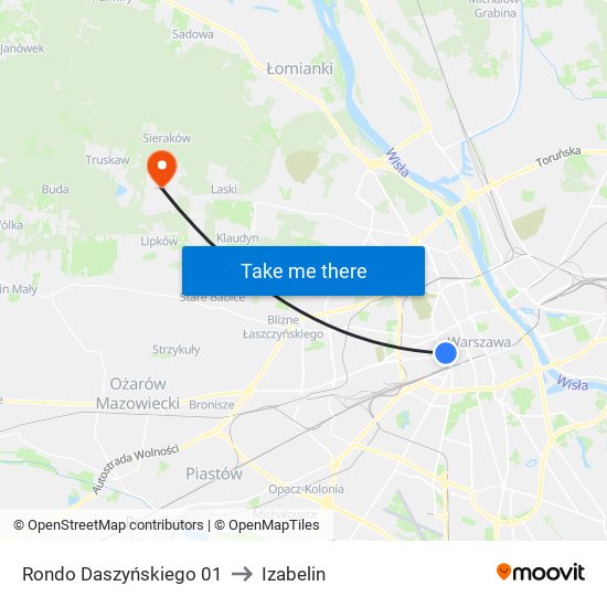 Rondo Daszyńskiego 01 to Izabelin map