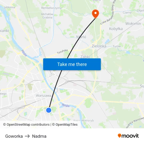 Goworka to Nadma map