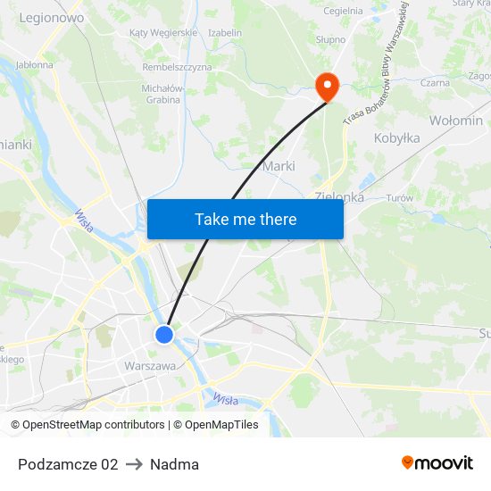 Podzamcze 02 to Nadma map