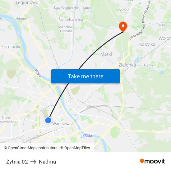 Żytnia 02 to Nadma map