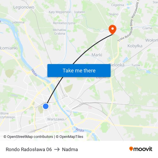 Rondo Radosława 06 to Nadma map