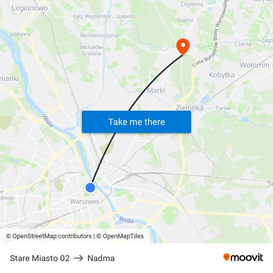 Stare Miasto 02 to Nadma map