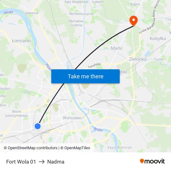 Fort Wola 01 to Nadma map