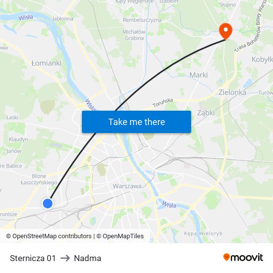 Sternicza 01 to Nadma map