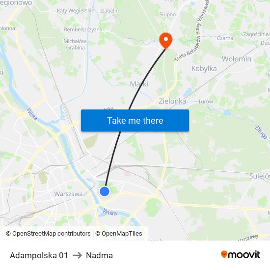 Adampolska 01 to Nadma map