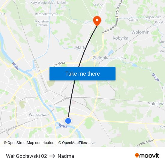 Wał Gocławski 02 to Nadma map