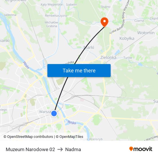 Muzeum Narodowe 02 to Nadma map