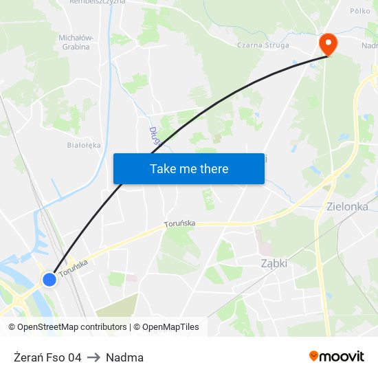 Żerań Fso 04 to Nadma map