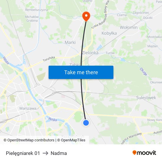 Pielęgniarek 01 to Nadma map