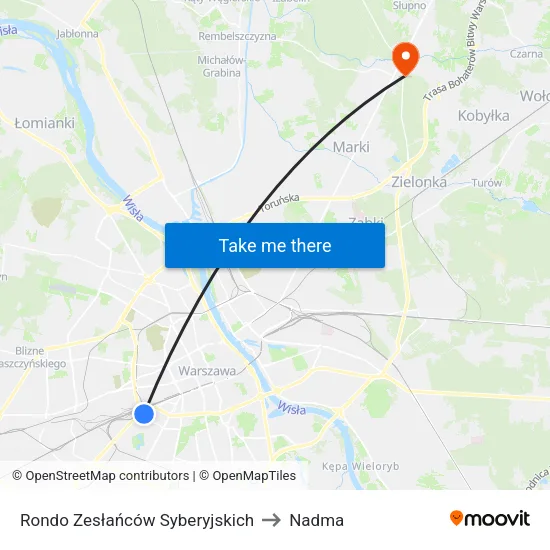 Rondo Zesłańców Syberyjskich to Nadma map