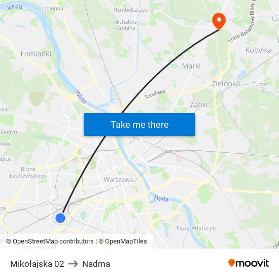 Mikołajska 02 to Nadma map