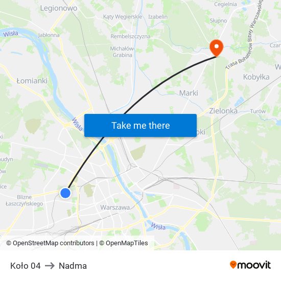 Koło 04 to Nadma map