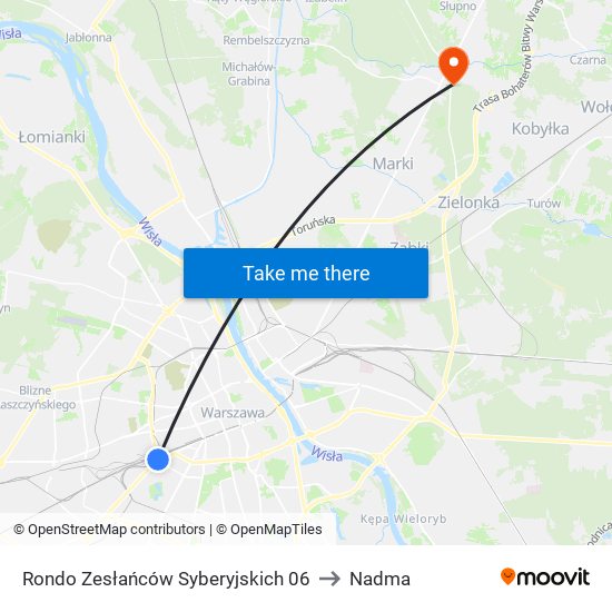 Rondo Zesłańców Syberyjskich 06 to Nadma map