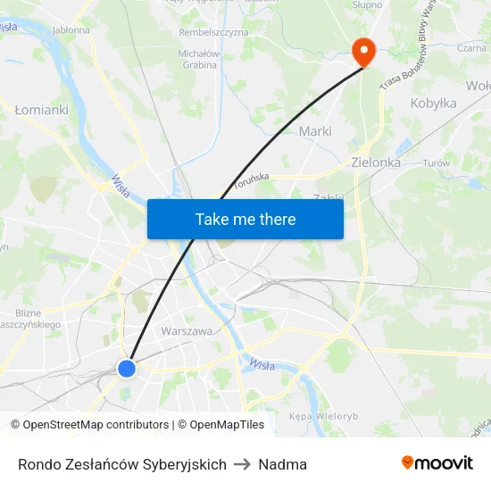 Rondo Zesłańców Syberyjskich to Nadma map