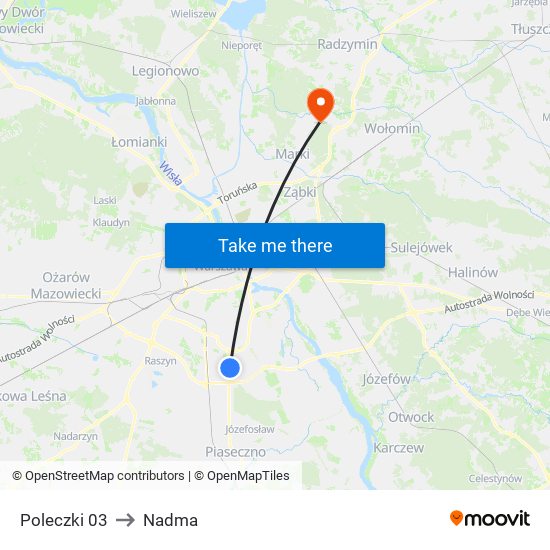 Poleczki 03 to Nadma map