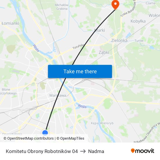 Komitetu Obrony Robotników 04 to Nadma map