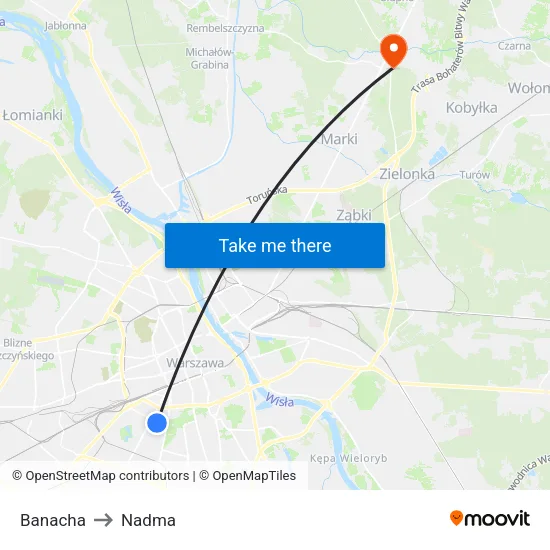 Banacha to Nadma map