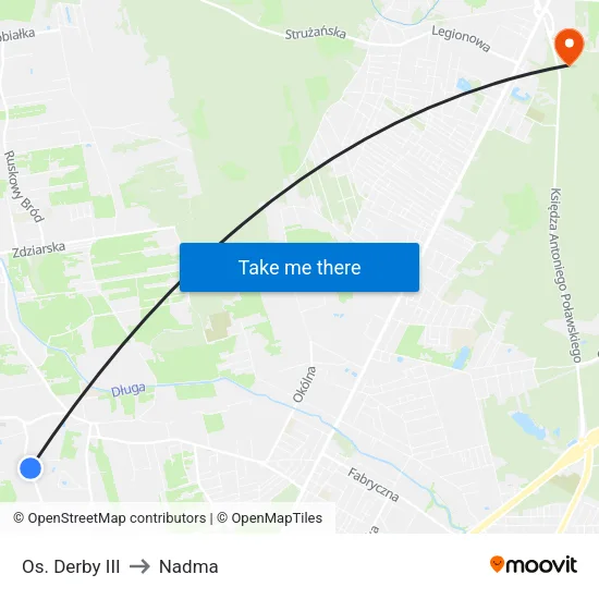 Os. Derby III to Nadma map