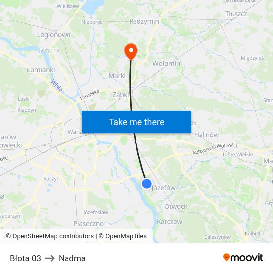 Błota 03 to Nadma map